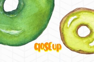 12 Watercolor Donuts: Sweet Illustrations