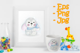 Cute Baby Bunny Watercolor Illustrations Review