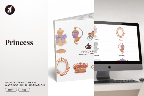 Princess Watercolor Illustration Review