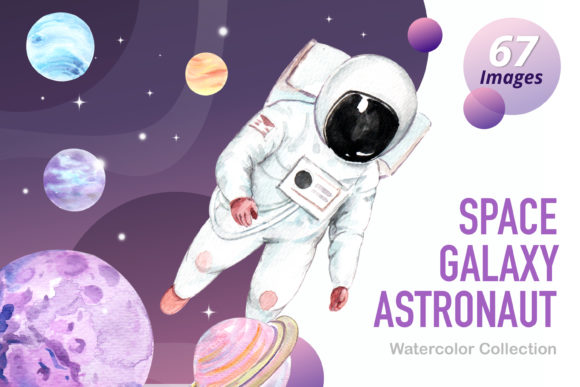 Space Galaxy Astronaut Watercolor Set Review
