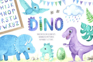 Watercolor Dinosaurs Collection: A Designer Review