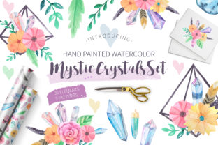 Watercolor Mystic Crystals Set Review